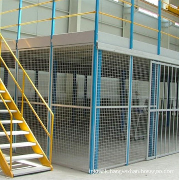 Two Floors Racking with Mezzanine Platform